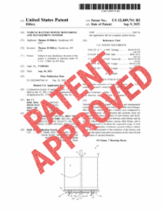 Patent document with PATENT APPROVED text overlay.